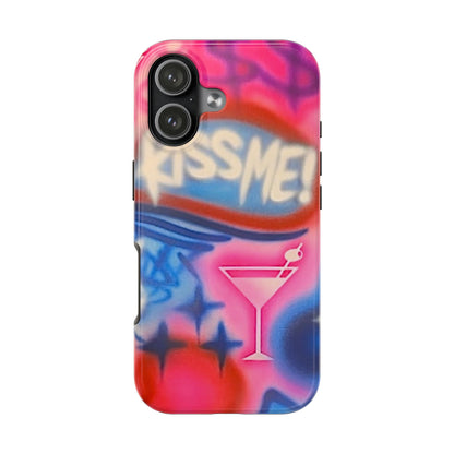 "kiss me pt. 2" airbrush iPhone case