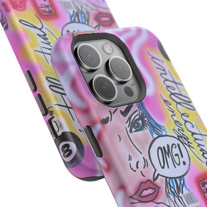 MagSafe "intellektuelle Energie" Airbrush iPhone Hülle