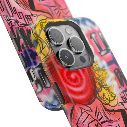 MagSafe „Lost in Paradise“ Airbrush-iPhone-Hülle