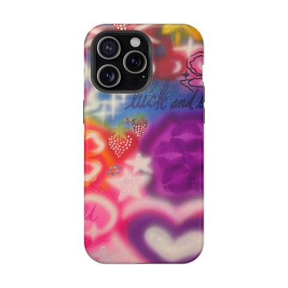 MagSafe „luck & luv pt. 2“ Airbrush iPhone Hülle