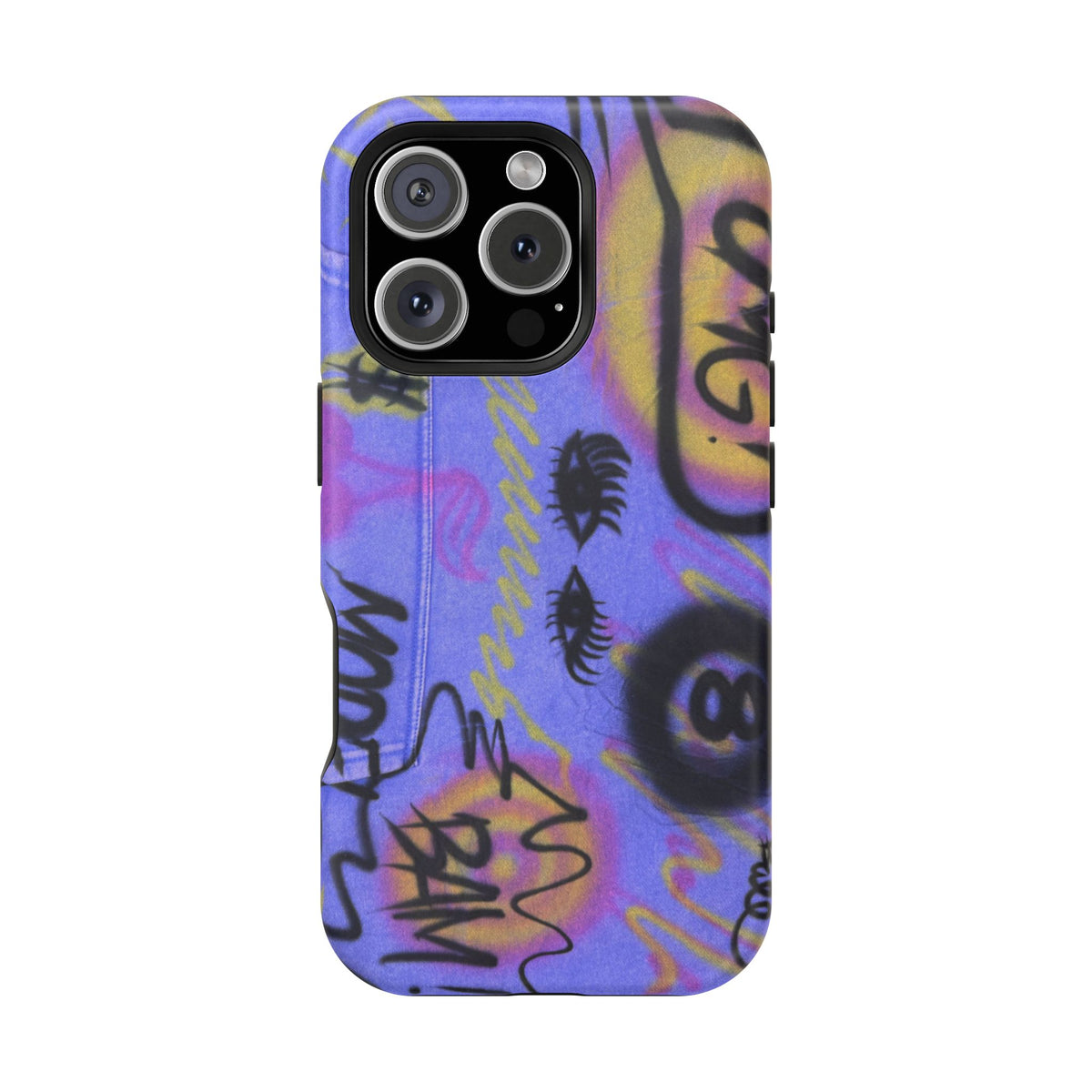 MagSafe "eye$ on lies" Airbrush iPhone Hülle