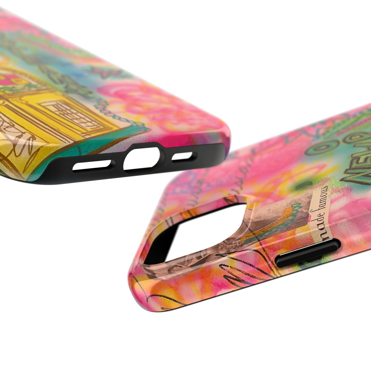 "new orleans, la" airbrush iPhone case