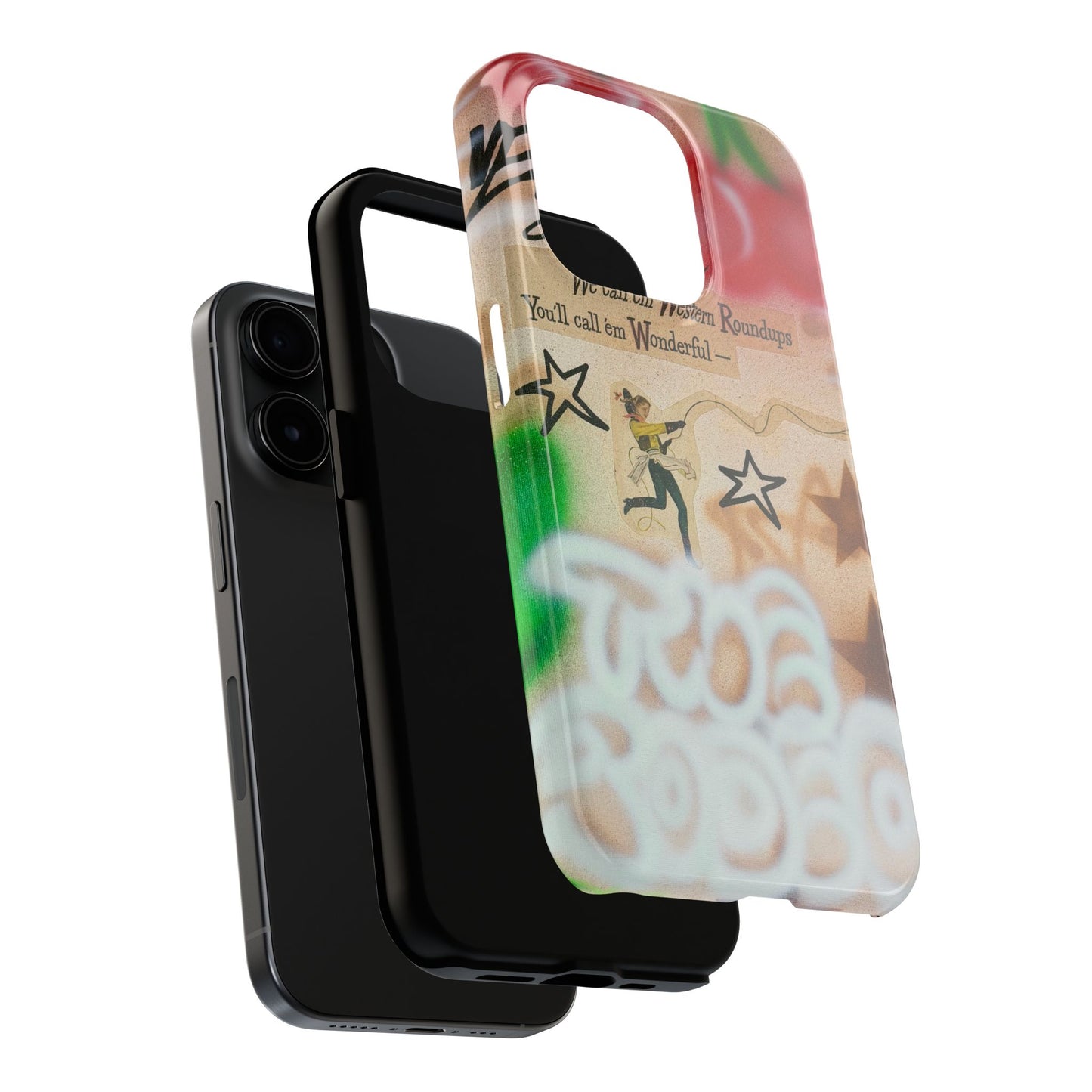 "the rodeo" airbrush iPhone case