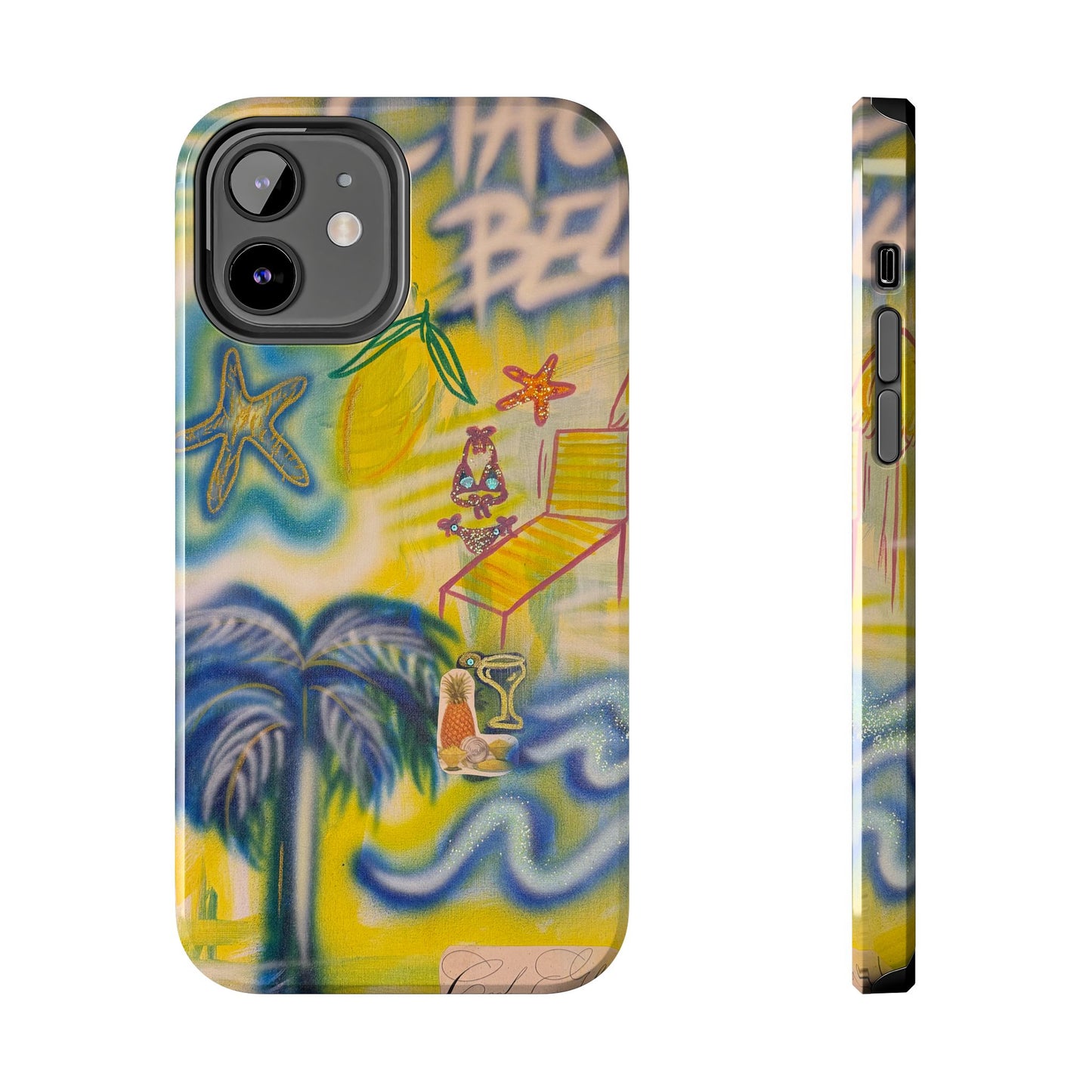 "ciao bella" airbrush iPhone case