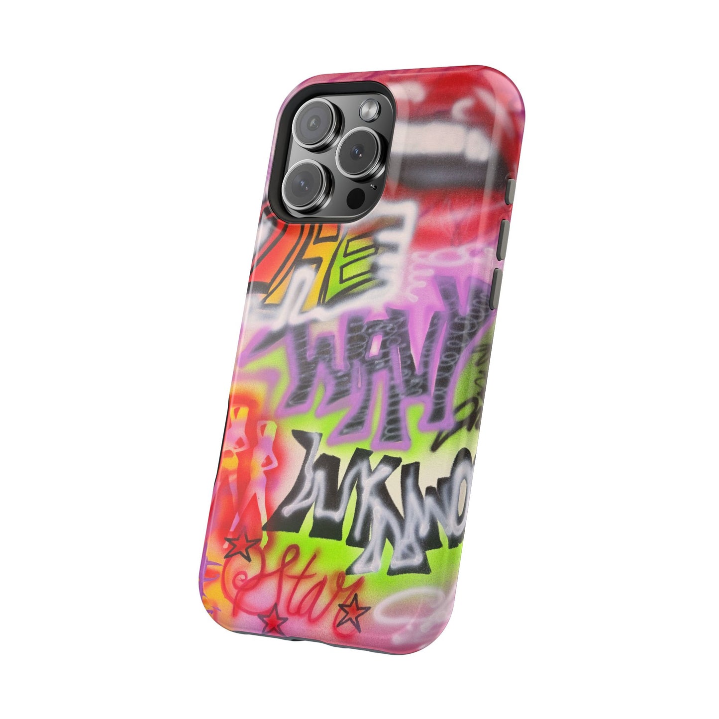 MagSafe "wynwood gold" airbrush iPhone case