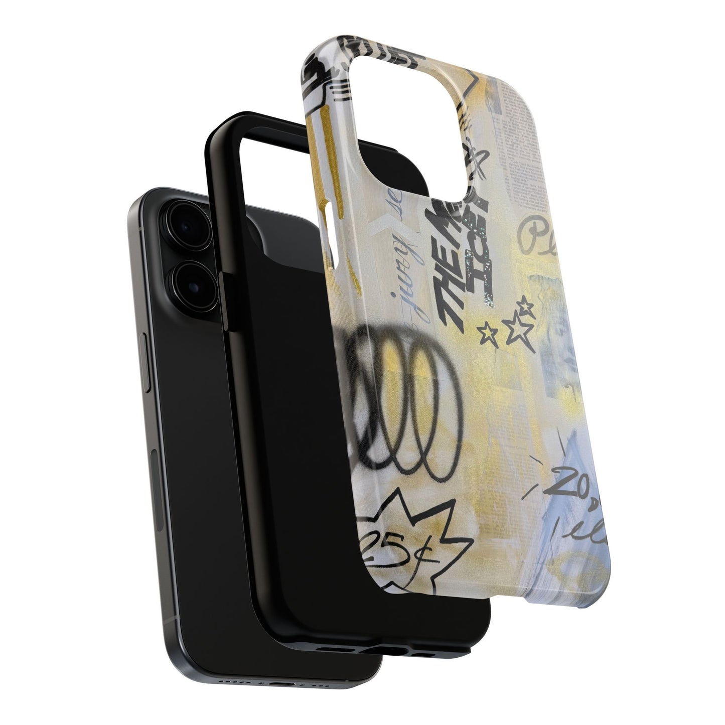 "golden glacier" airbrush iPhone case