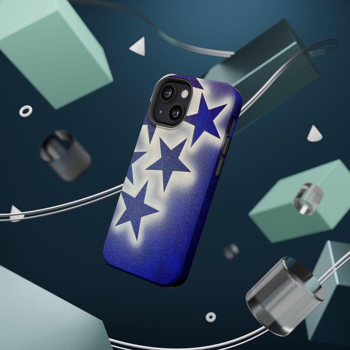 MagSafe Airbrush iPhone-Hülle "frosted galaxy"