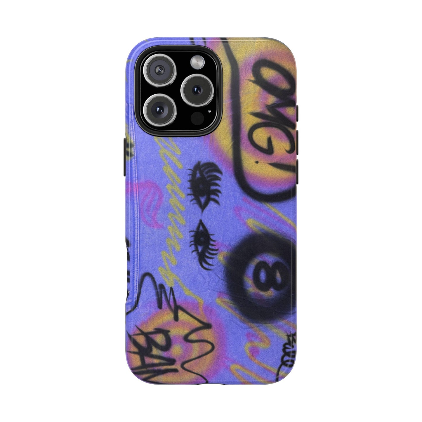 "eye$ on lies" airbrush iPhone case