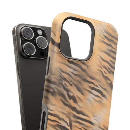 MagSafe "neutral tiger" airbrush iPhone case