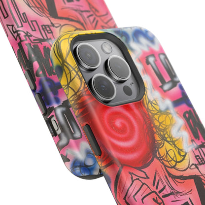 MagSafe „Lost in Paradise“ Airbrush-iPhone-Hülle