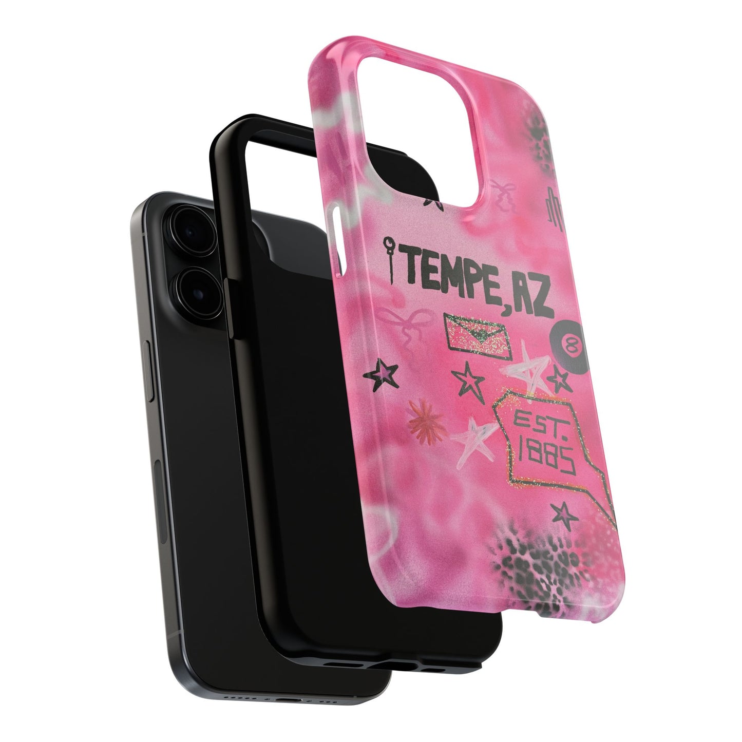 "tempe, az pt. 2" airbrush iPhone case