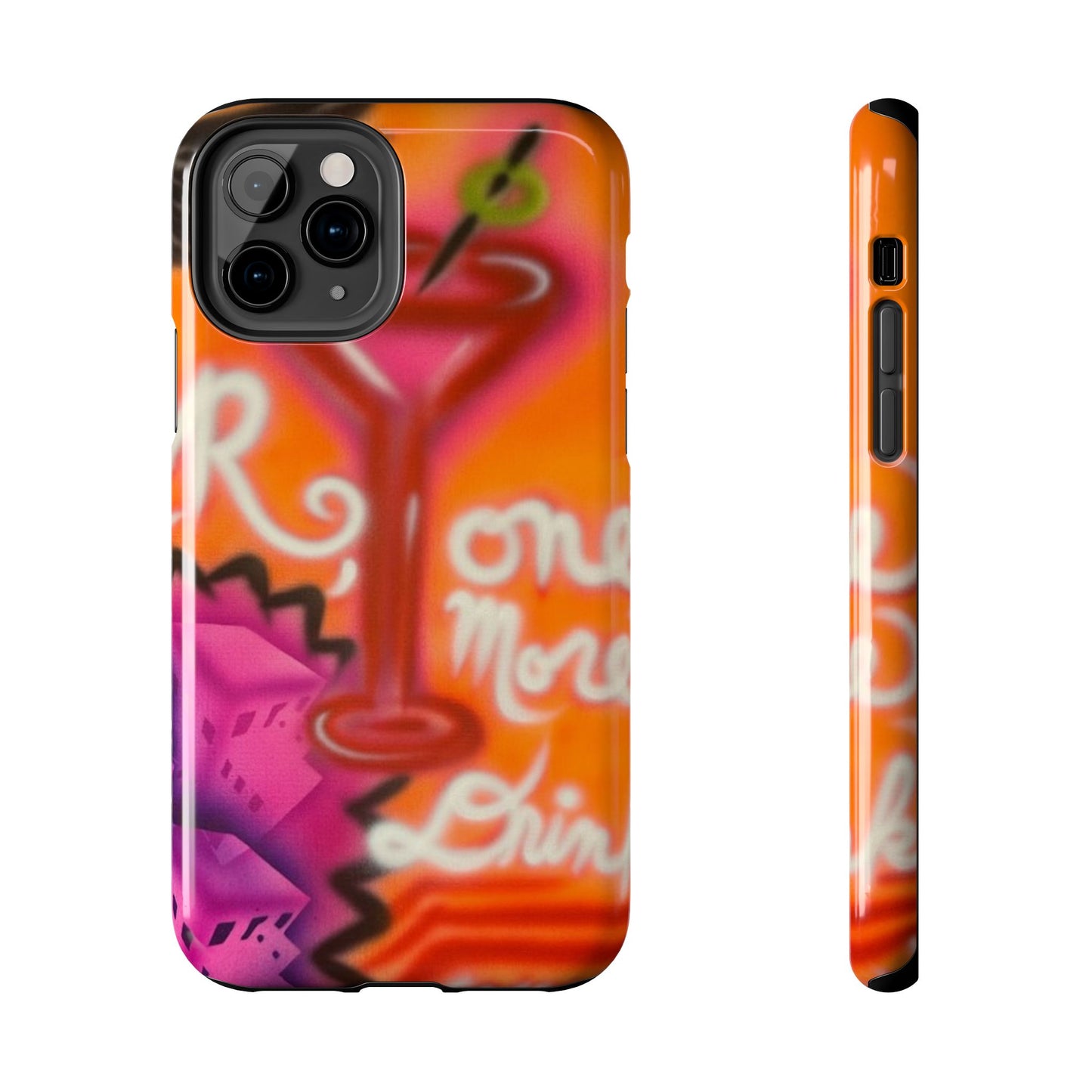 "one more drink!" airbrush iPhone case