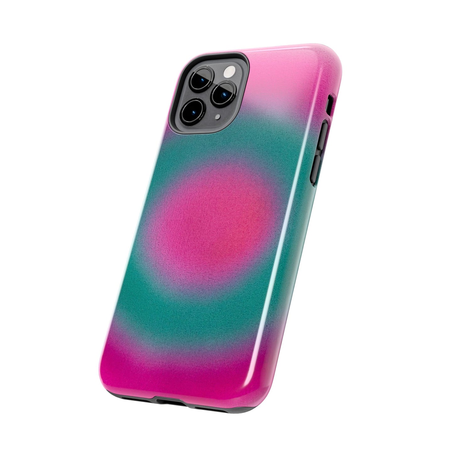 "watermelon swirl" aura airbrush iPhone case