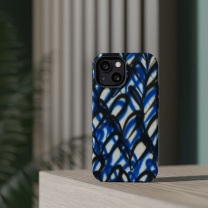 MagSafe "abstract hearts" airbrush iPhone case