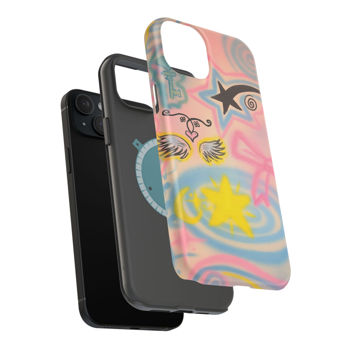 MagSafe "star energy" airbrush iPhone case