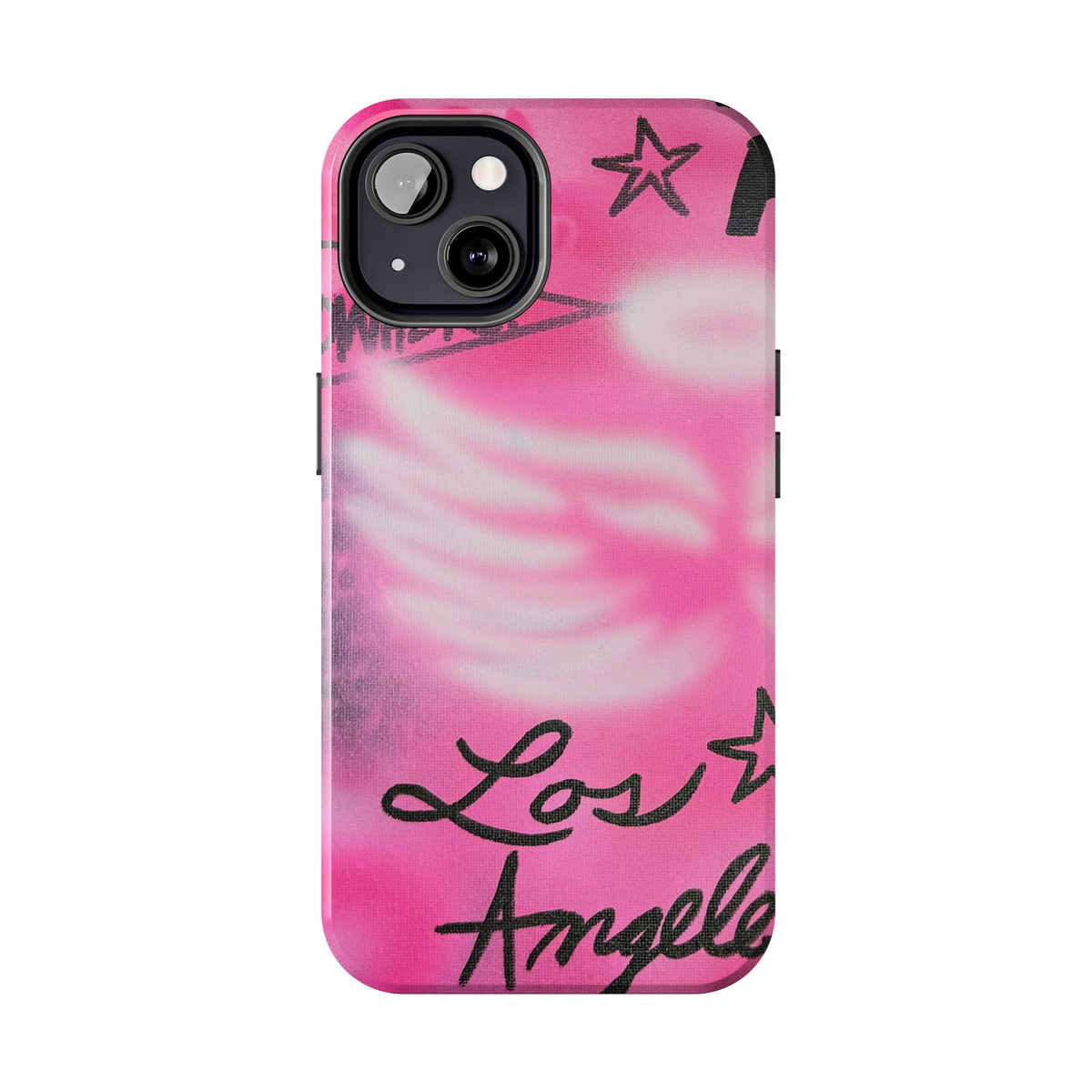 "pink angel wings" airbrush iPhone case