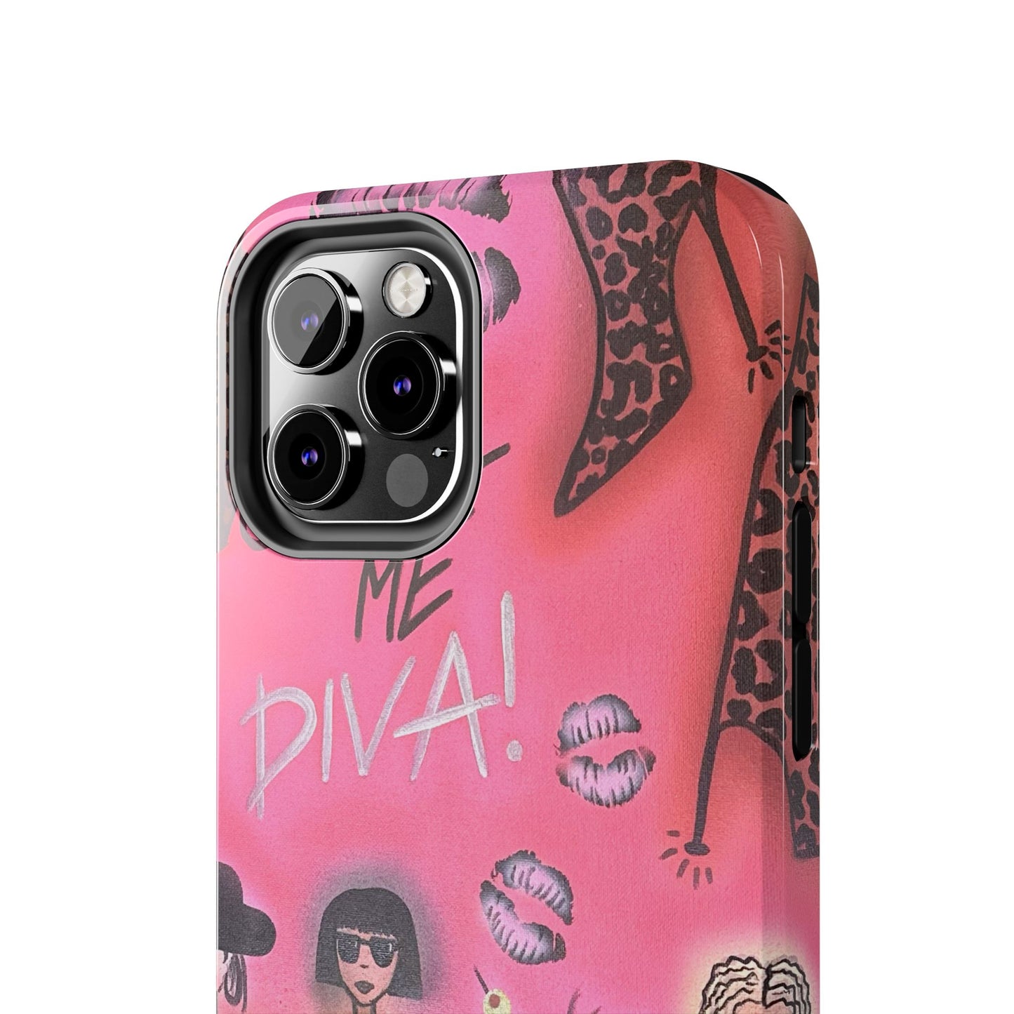 "party diva" airbrush iPhone case