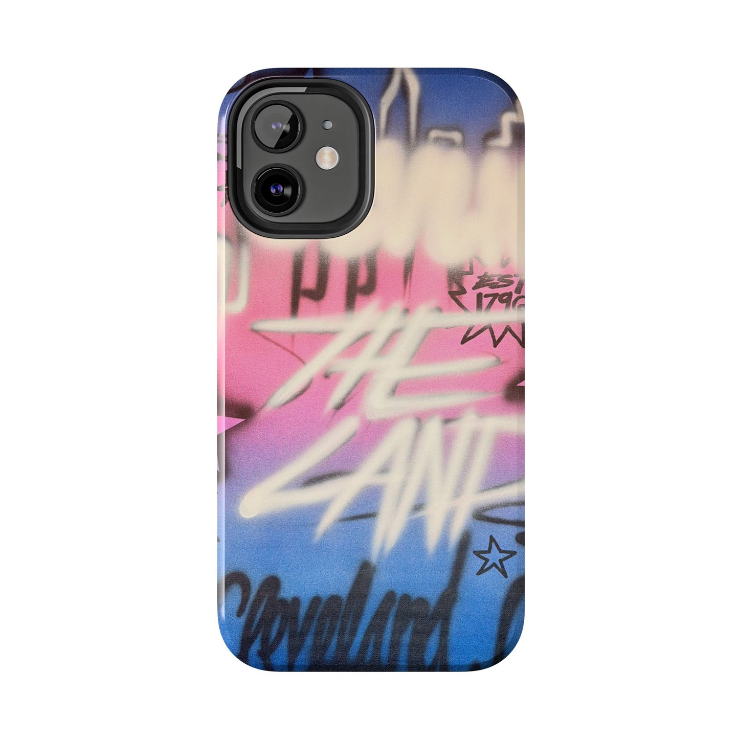 "cleveland" airbrush iPhone case