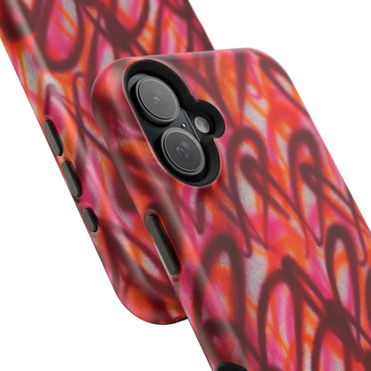 MagSafe „Graffiti Love“ Airbrush iPhone Hülle