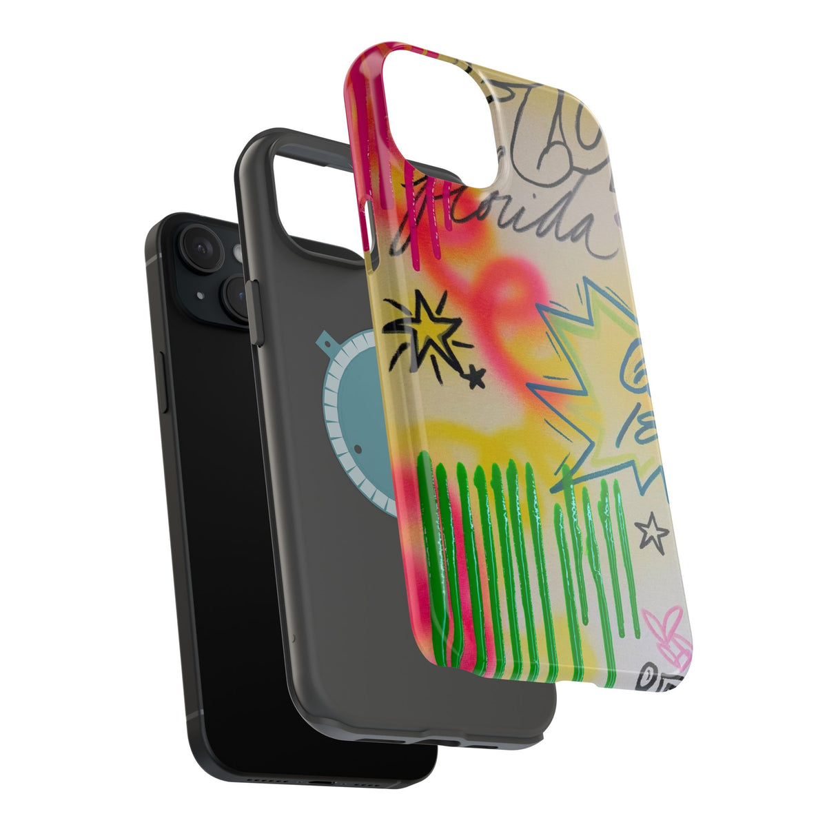 MagSafe "ferocious florida" airbrush iPhone case