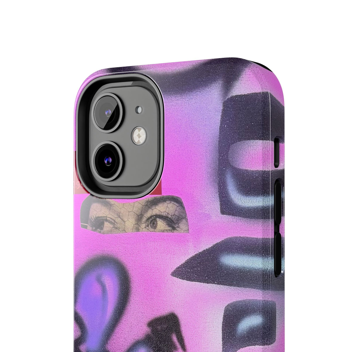 "Lila Prinzessin" Airbrush iPhone Hülle