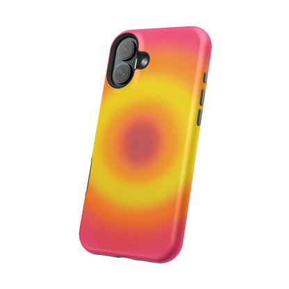 MagSafe "Pink Lemonade Aura" Airbrush iPhone Case