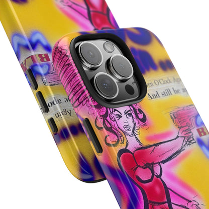 "spiraling thoughts" airbrush iPhone case