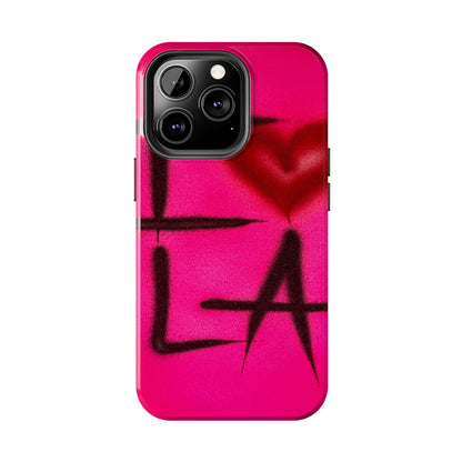 "I <3 LA" airbrush iPhone case
