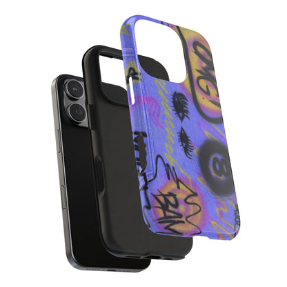 "eye$ on lies" airbrush iPhone case