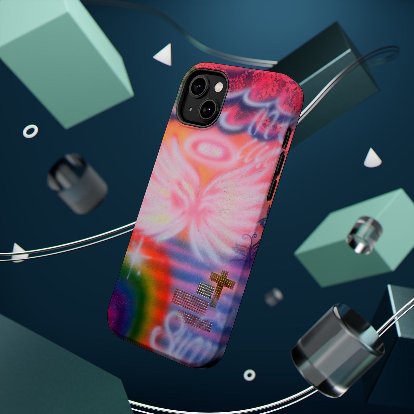 MagSafe "summer bliss" airbrush iPhone case