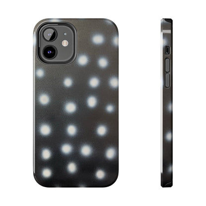 "coconut noir polka dot" airbrush iPhone case