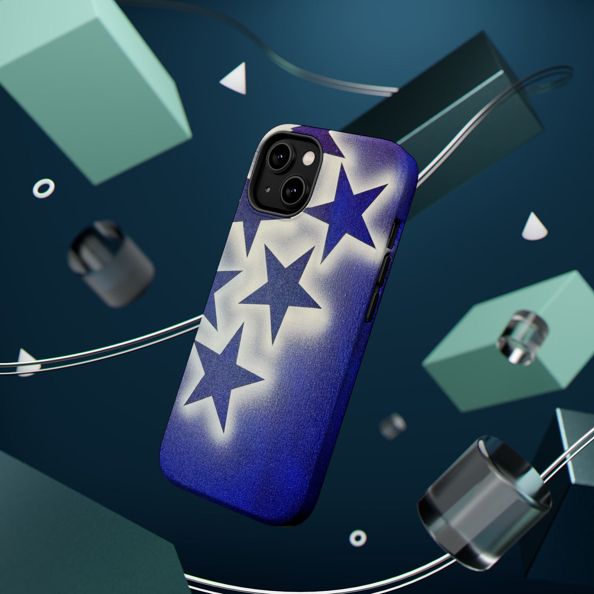 MagSafe Airbrush iPhone-Hülle "frosted galaxy"