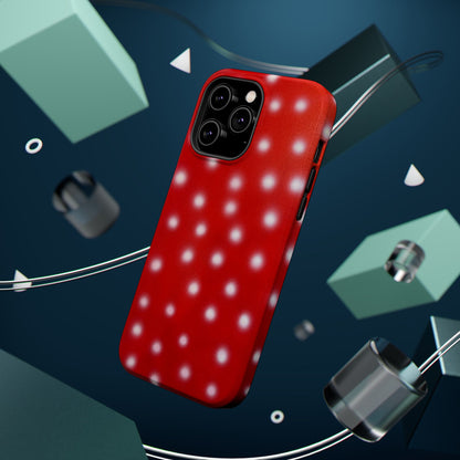 MagSafe "cherry crush polka dot" airbrush iPhone case