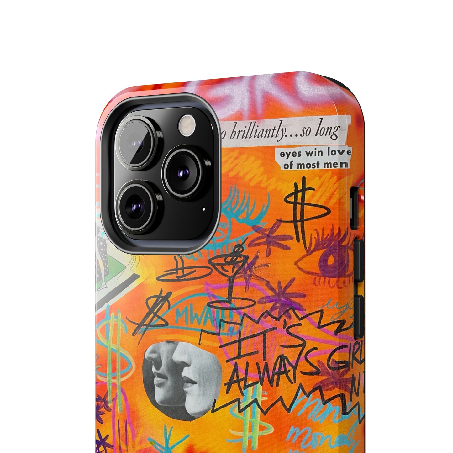 "young, rich, hot!" airbrush iPhone case