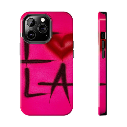 "I <3 LA" airbrush iPhone case