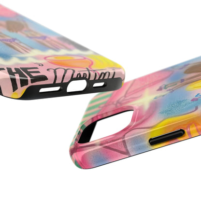 "kinis & tinis" airbrush iPhone case