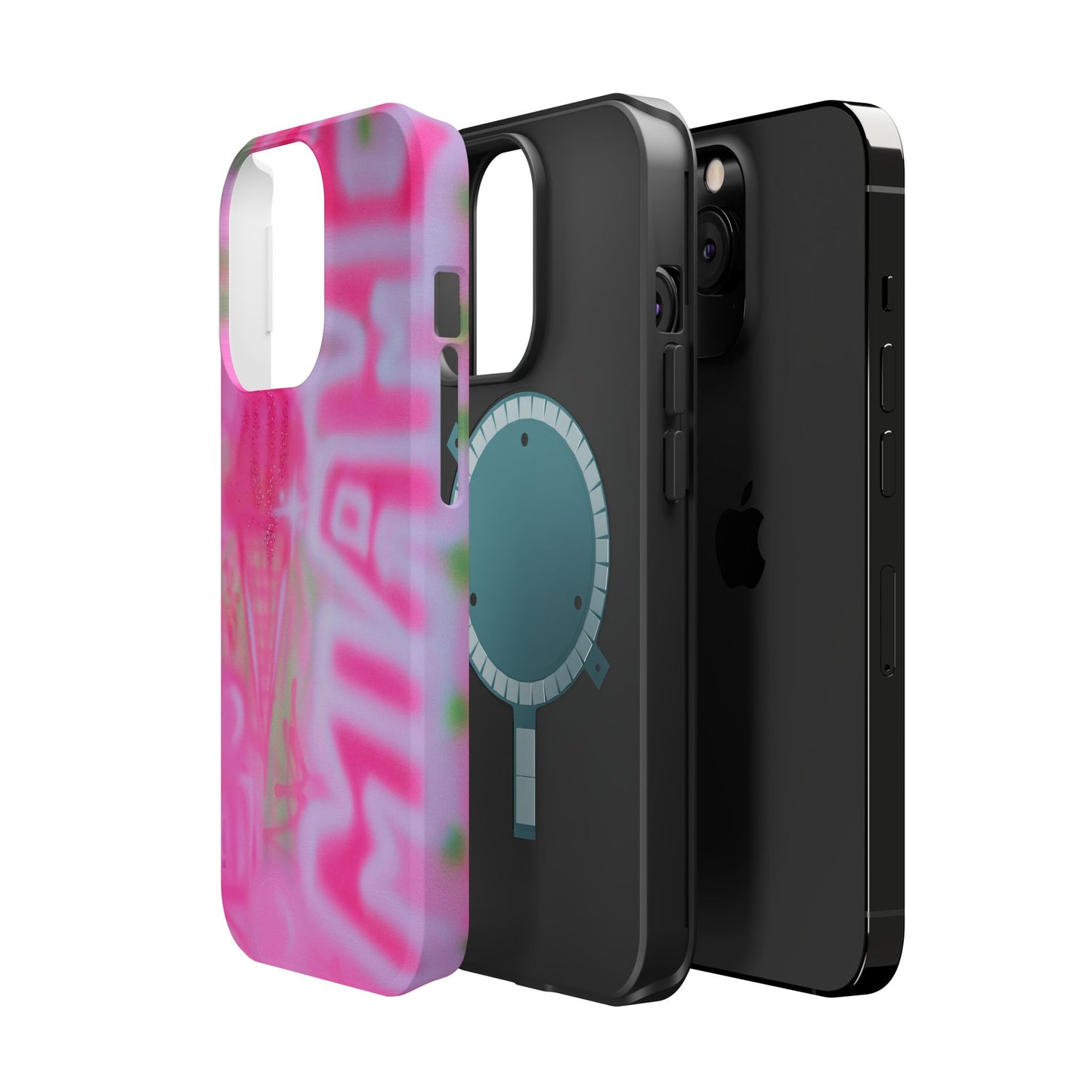 MagSafe "sunset sorbet" airbrush iPhone case