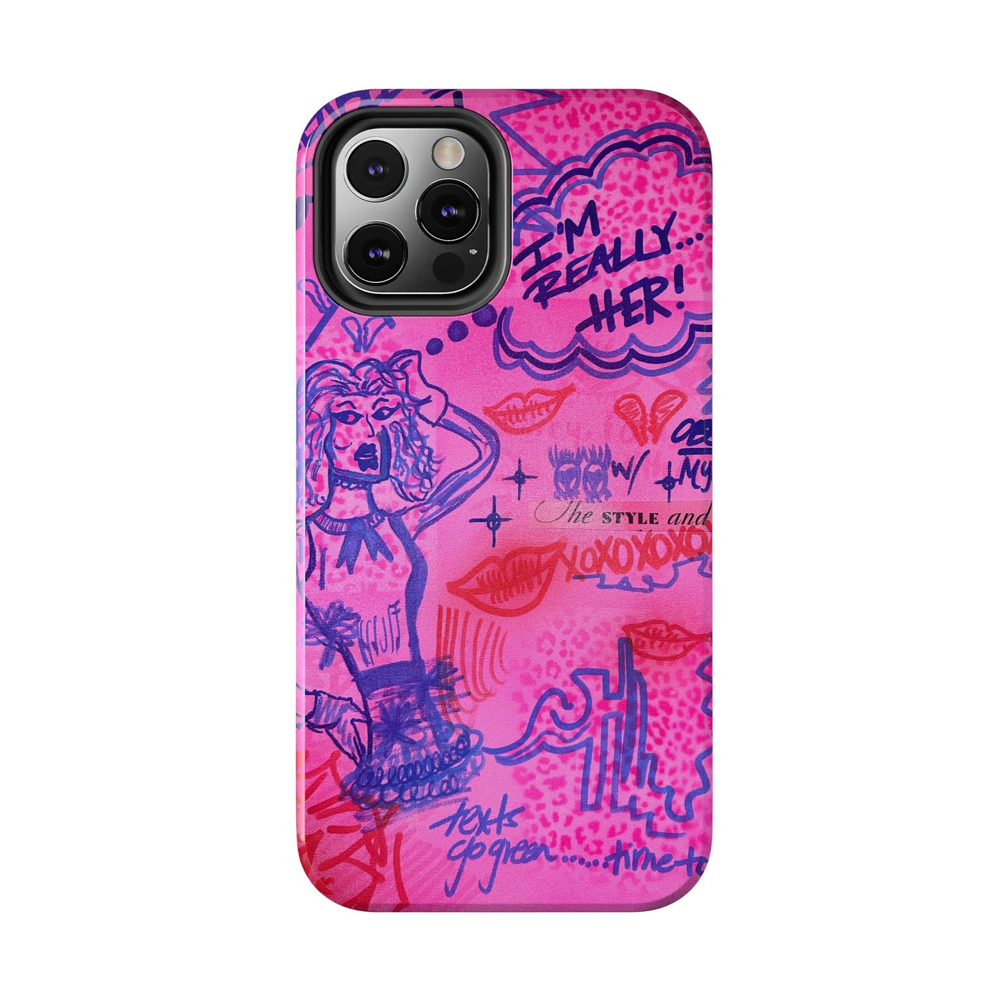 "really "HER!" airbrush iPhone case