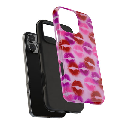 "mwah" airbrush iPhone case