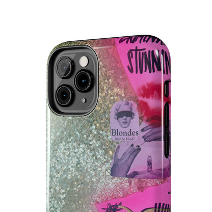 "glitter gloss" airbrush iPhone case