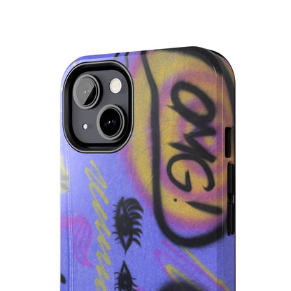"eye$ on lies" airbrush iPhone case