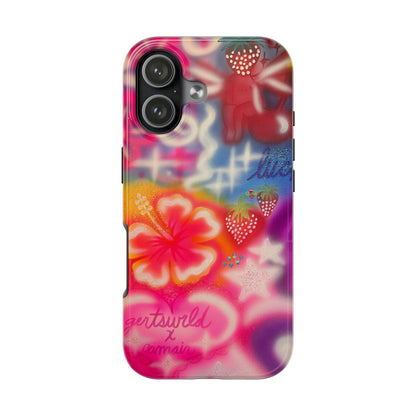 "luck and luv" airbrush iPhone case