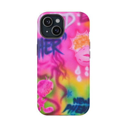 MagSafe "wanted" airbrush iPhone case