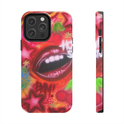 "hot stuff" airbrush iPhone case