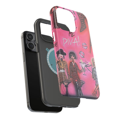 MagSafe "party diva" airbrush iPhone case