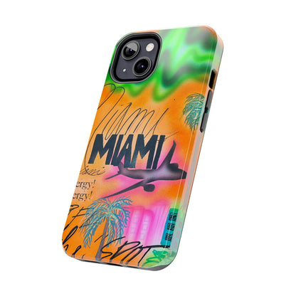 "miami, fl" airbrush iPhone case
