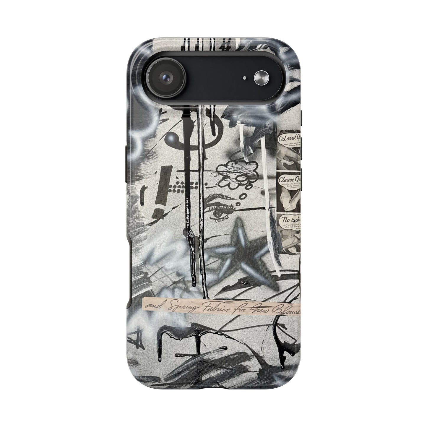 "monochrome mood" airbrush iPhone case
