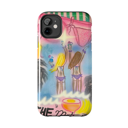 "kinis & tinis" airbrush iPhone case