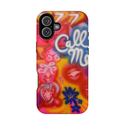 MagSafe "CALL ME!" airbrush iPhone case