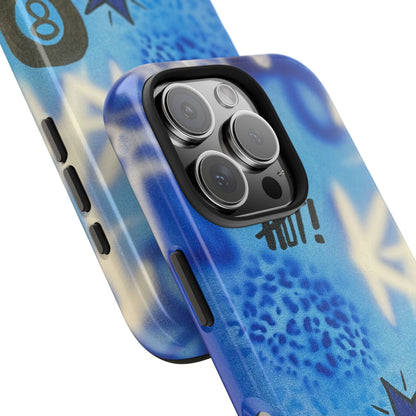 "brilliant blues" airbrush iPhone case